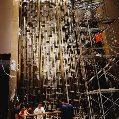 漢陽晴川府售樓部屏風(fēng)